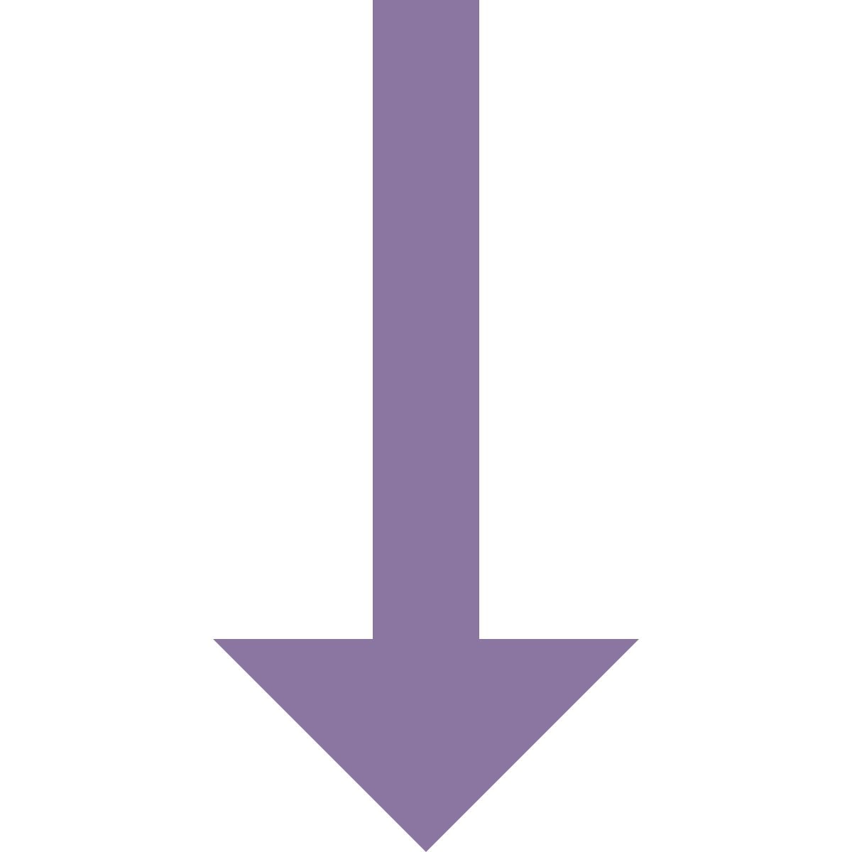 office xs style freccia lunga giù icon