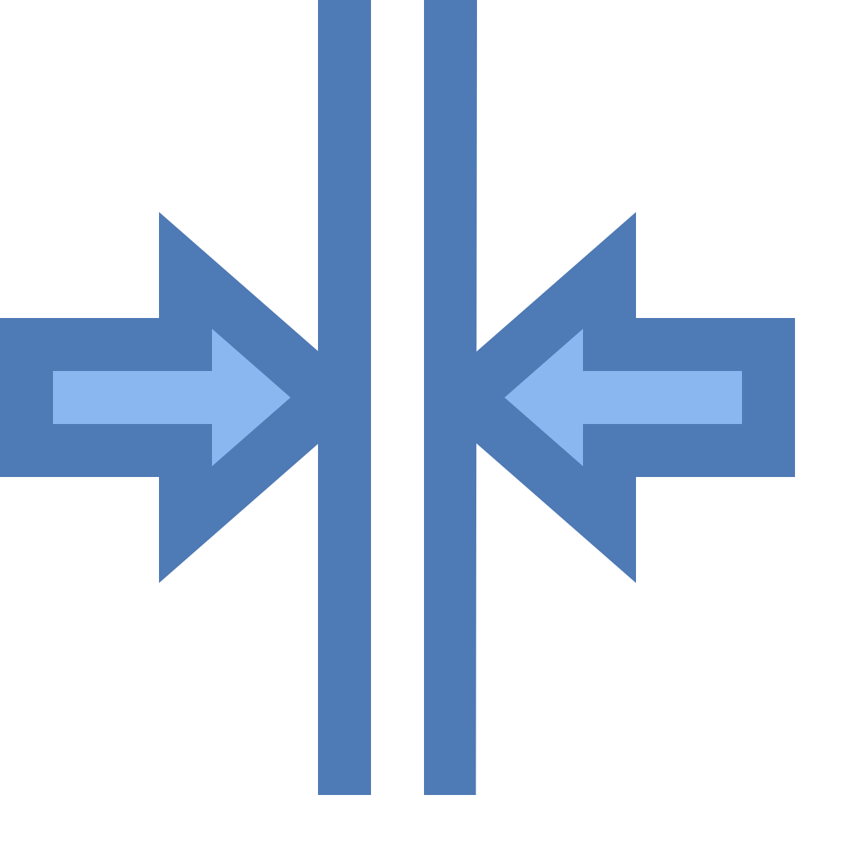 office xs style merge vertical icon