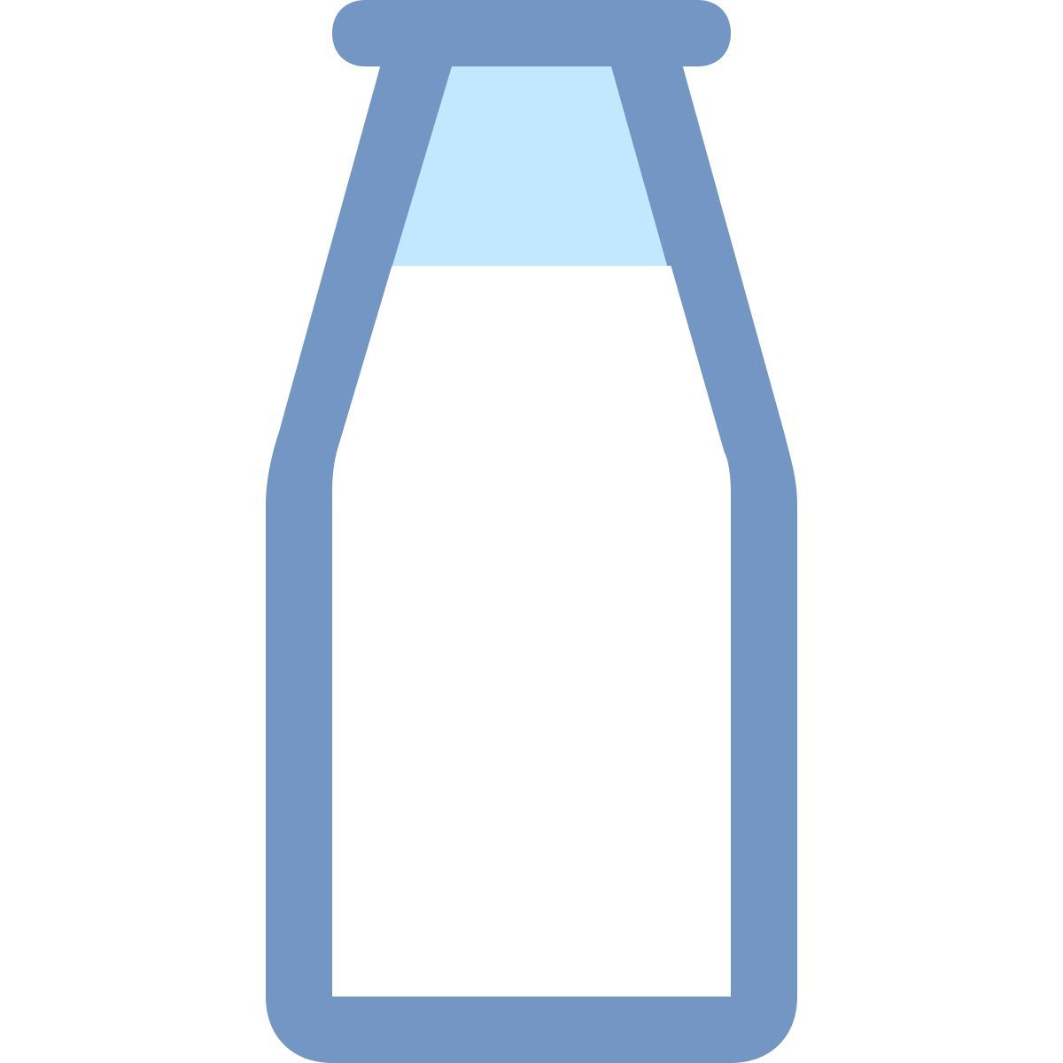 office xs style bouteille de lait icon