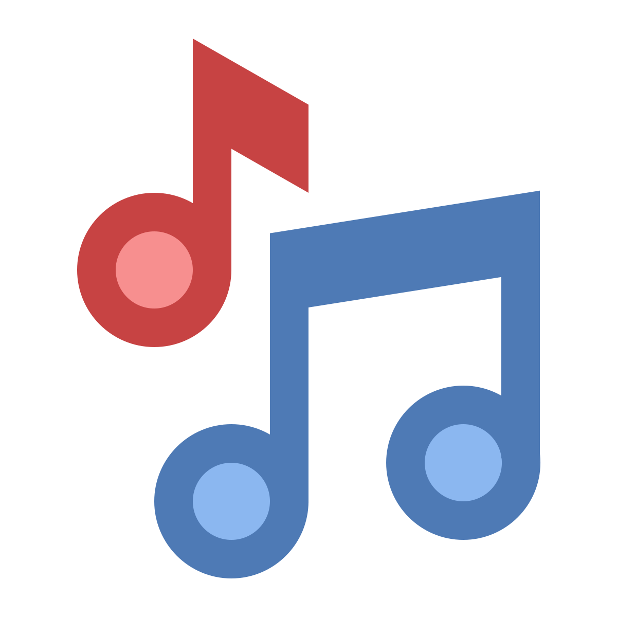 office xs style musical notes icon