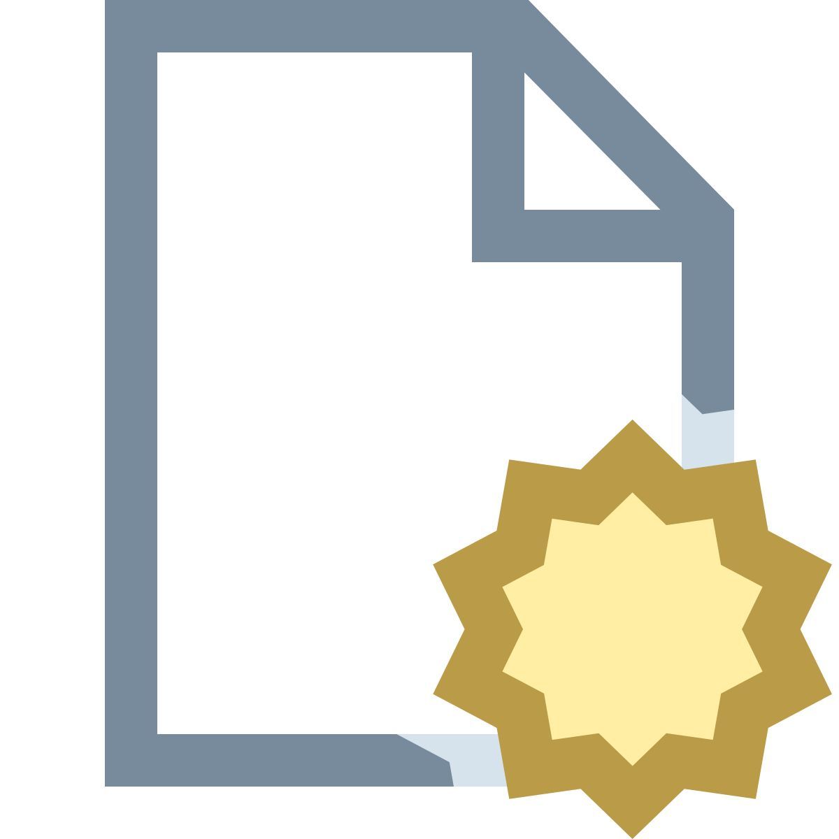 office xs style new file icon