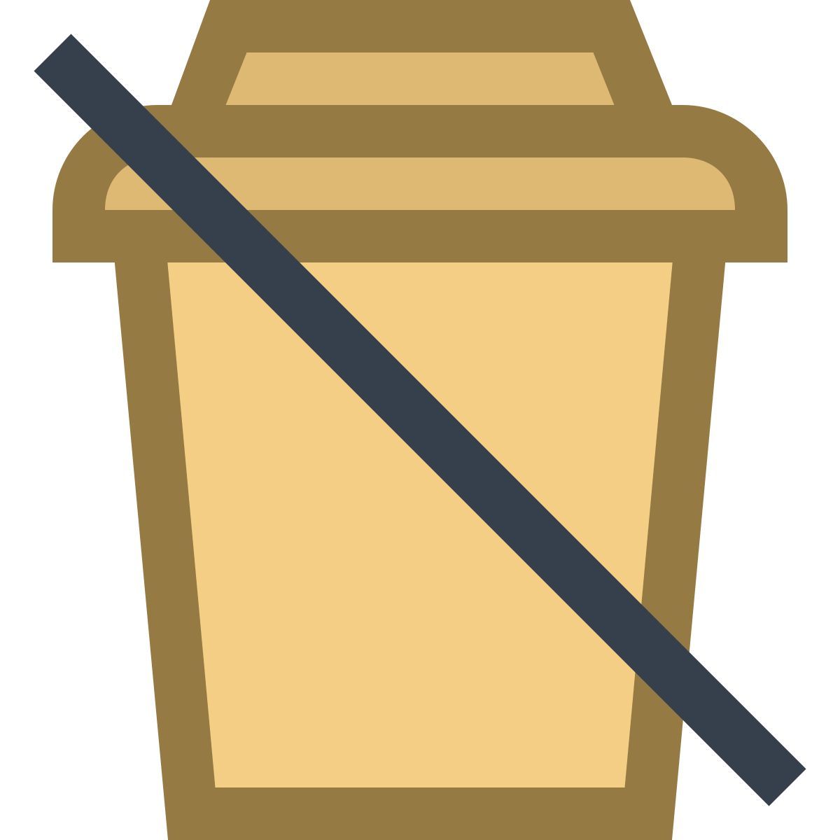 office xs style no bebidas icon