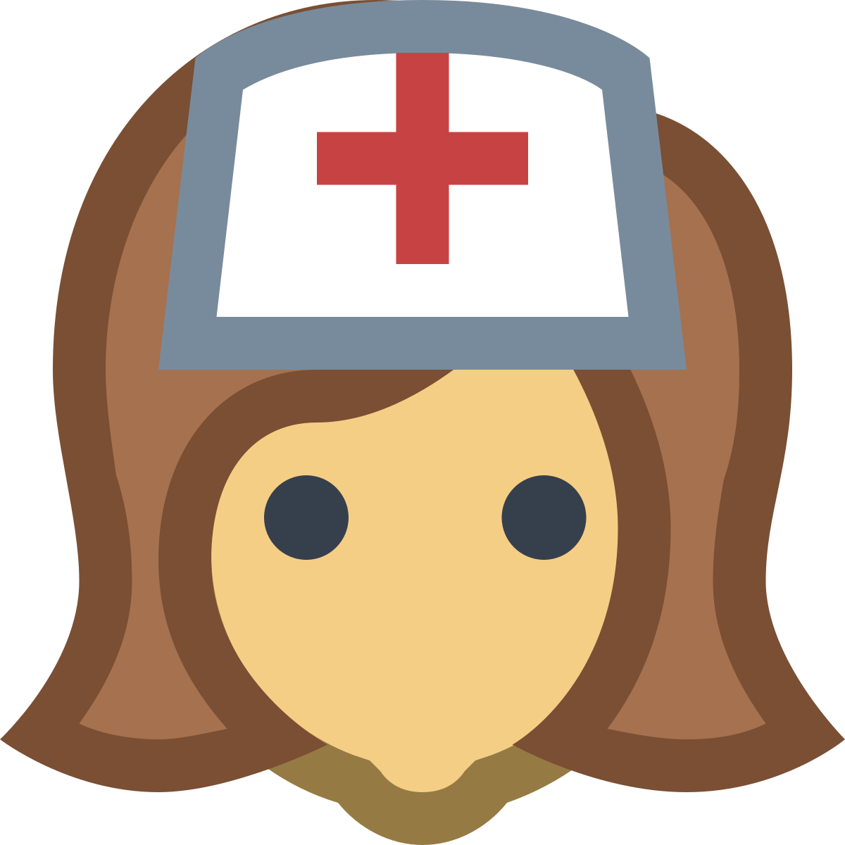 office xs style nurse female icon