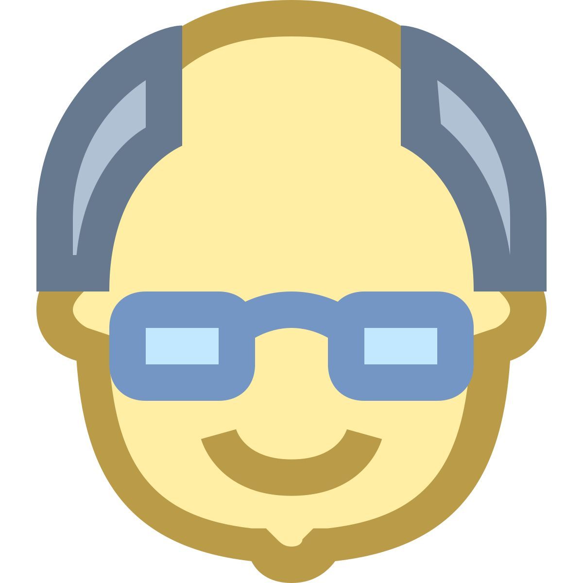 office xs style vecchio sorridente icon