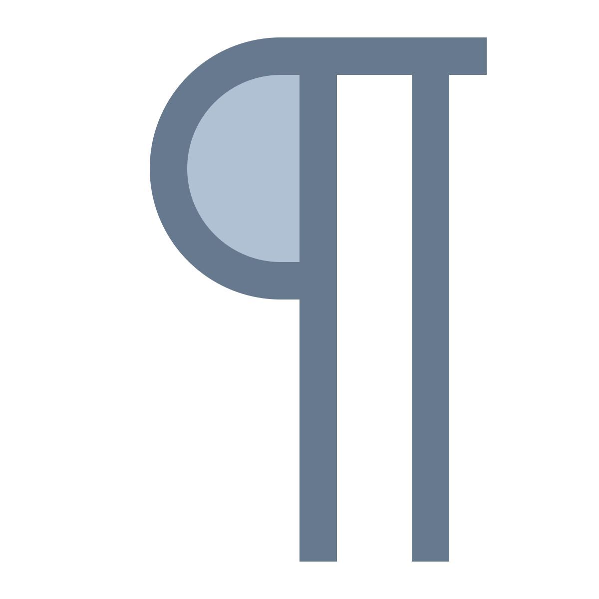 office xs style paragrafo icon
