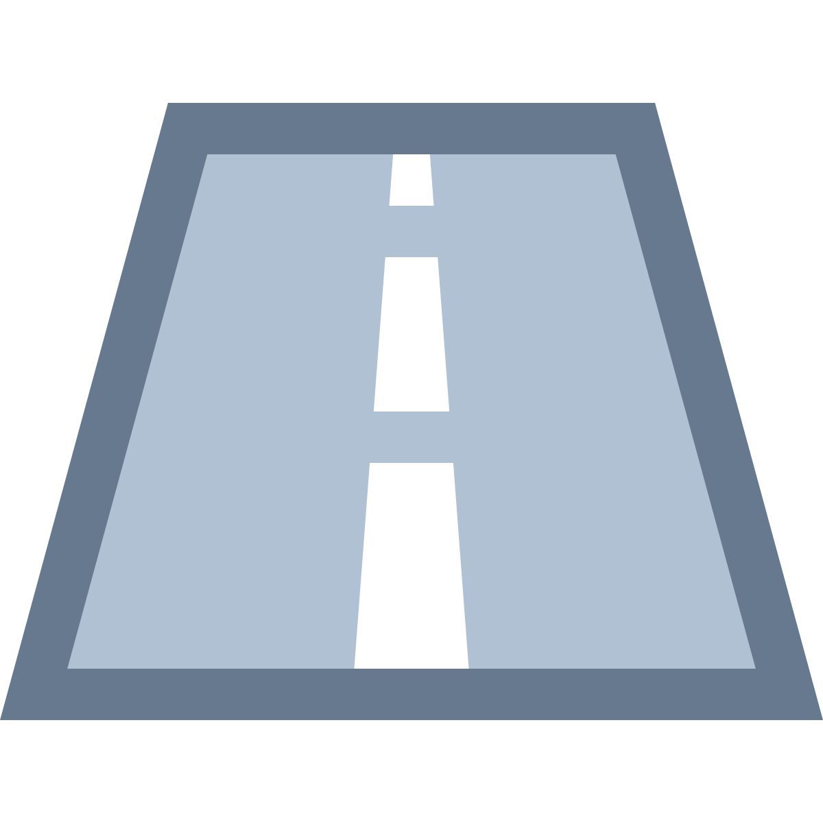 office xs style road sign icon