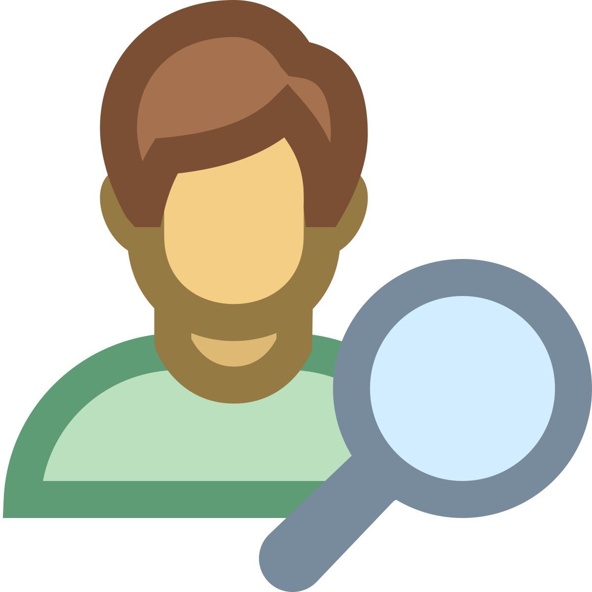 office xs style rechercher un client icon