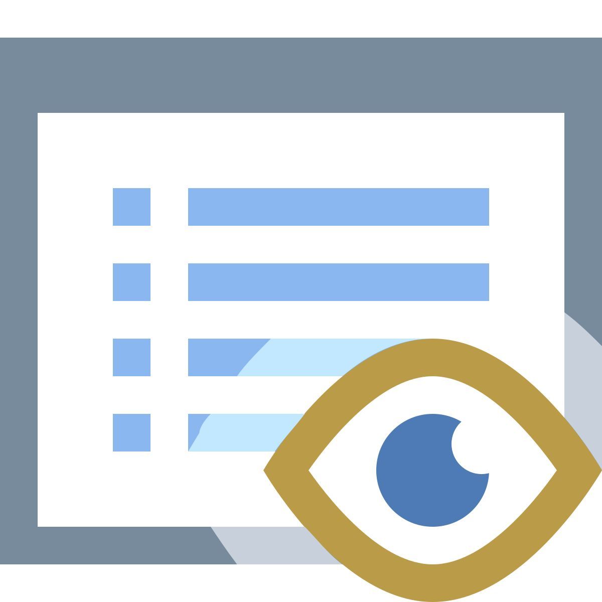 office xs style eigenschaft anzeigen icon