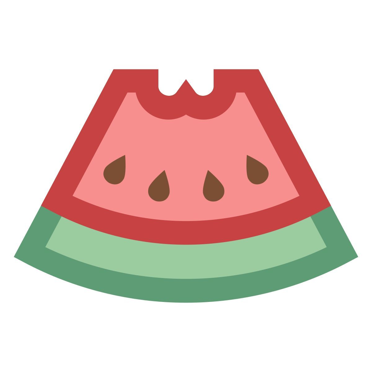office xs style 수박 한 조각 icon