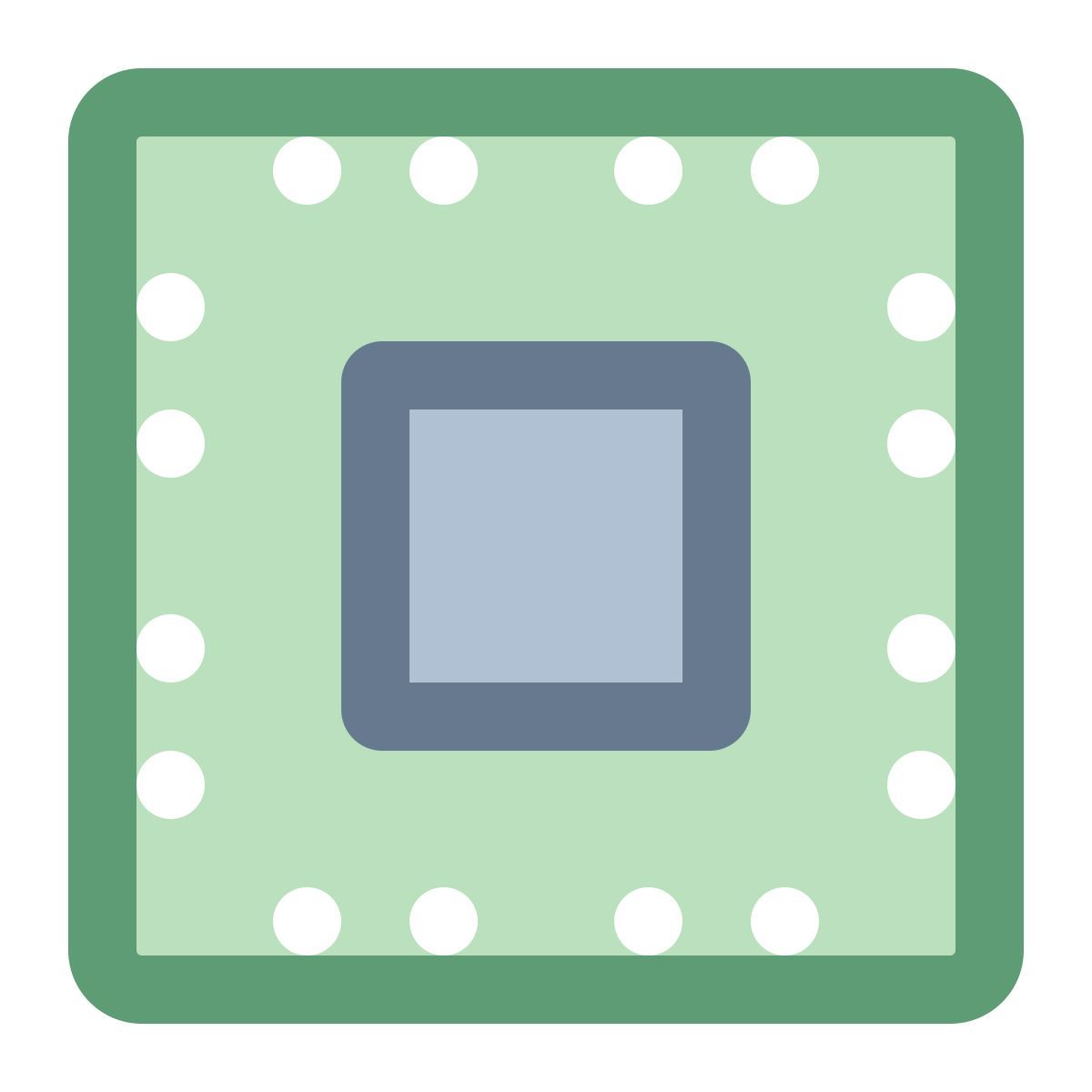 office xs style smartphone cpu icon