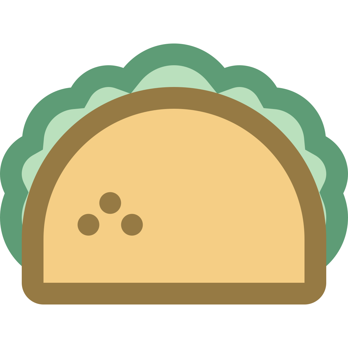 office xs style taco icon