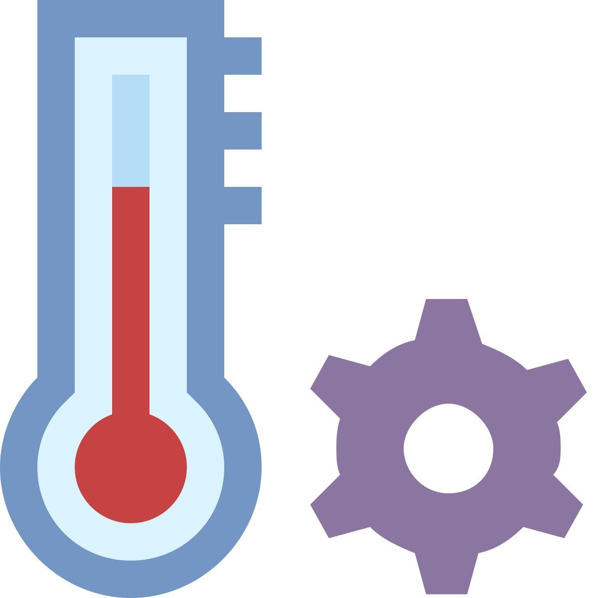 office xs style automazione termometro icon