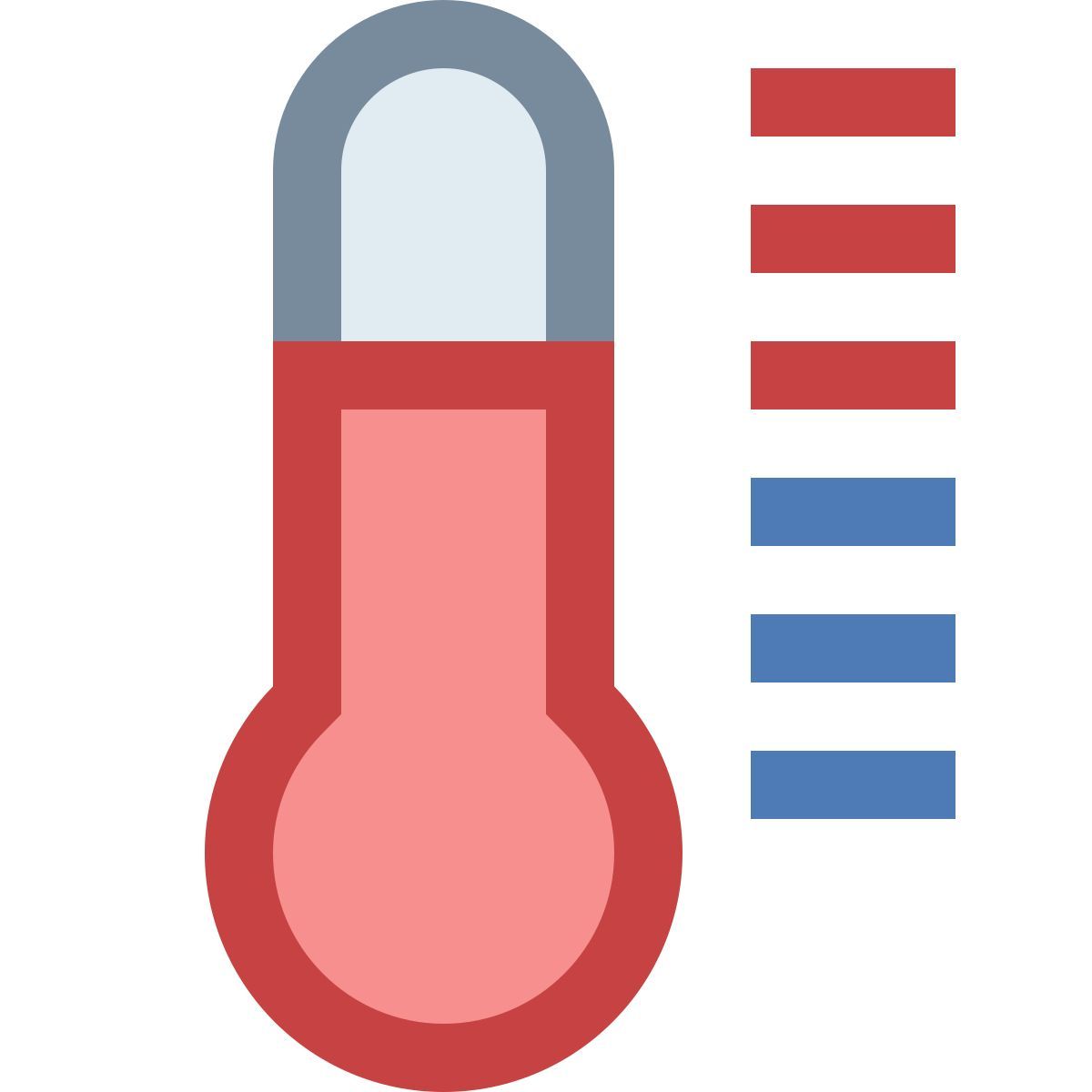 office xs style thermometer icon