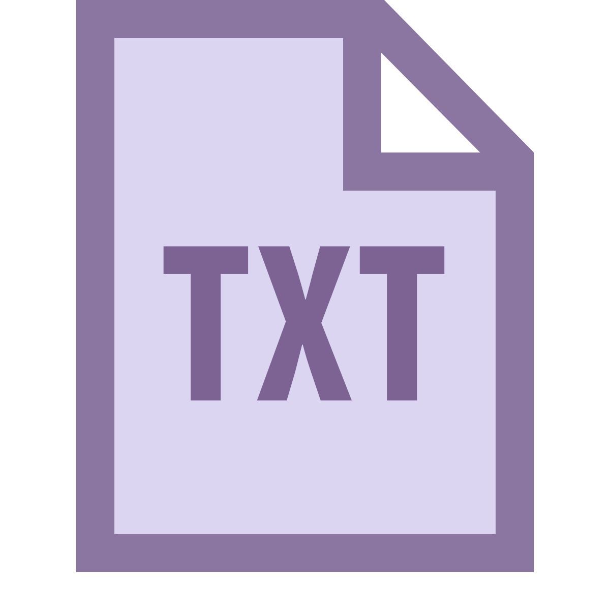 office xs style txt icon