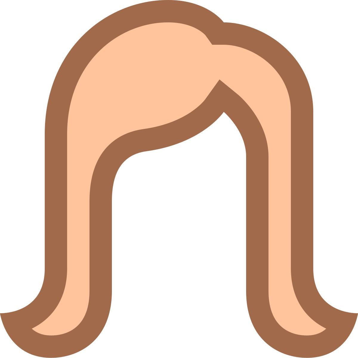 office xs style cheveux de femme icon