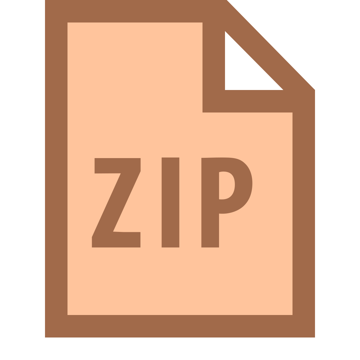 office xs style zip icon