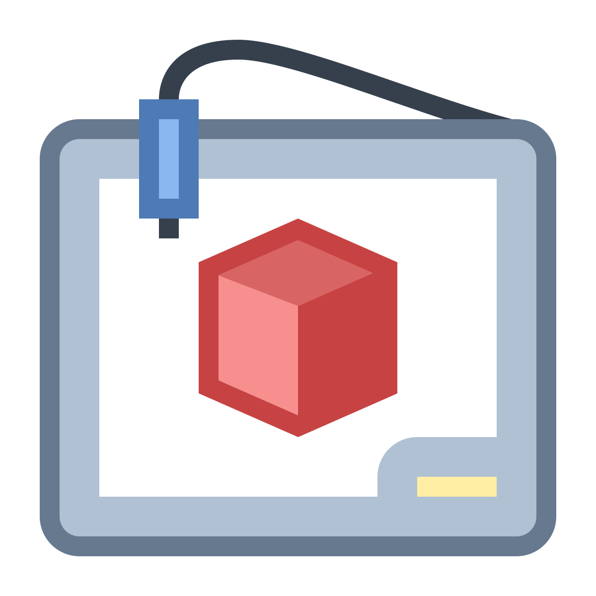 office s style 3d printer icon