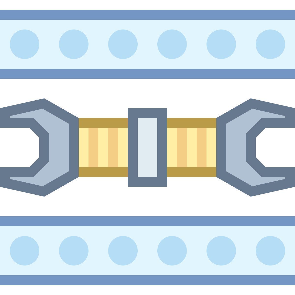 office s style assembly lines icon