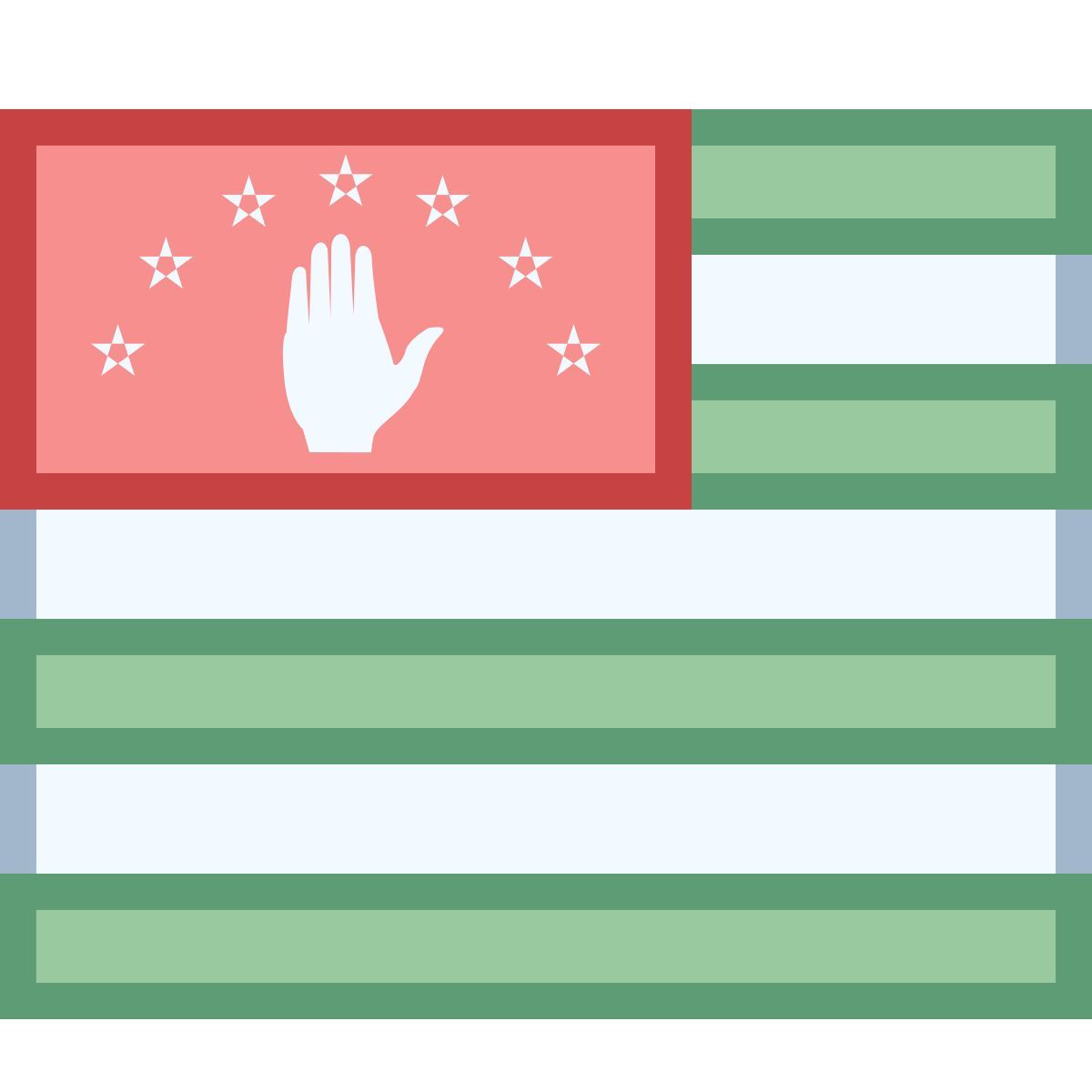 office s style abkhazia flag icon