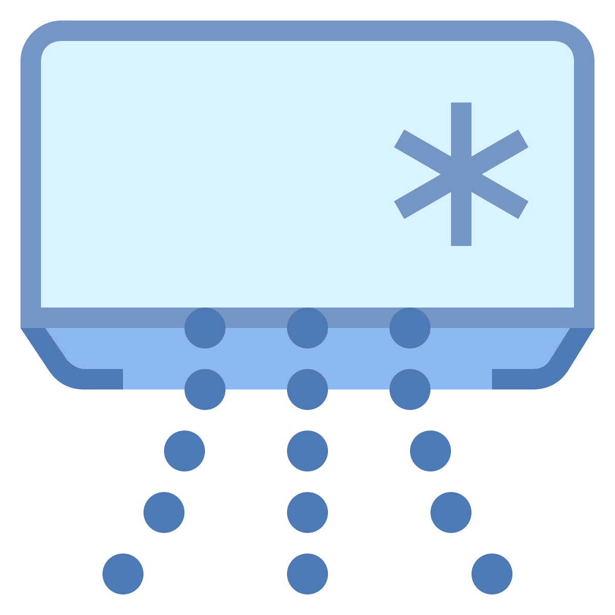 office s style air conditioner icon