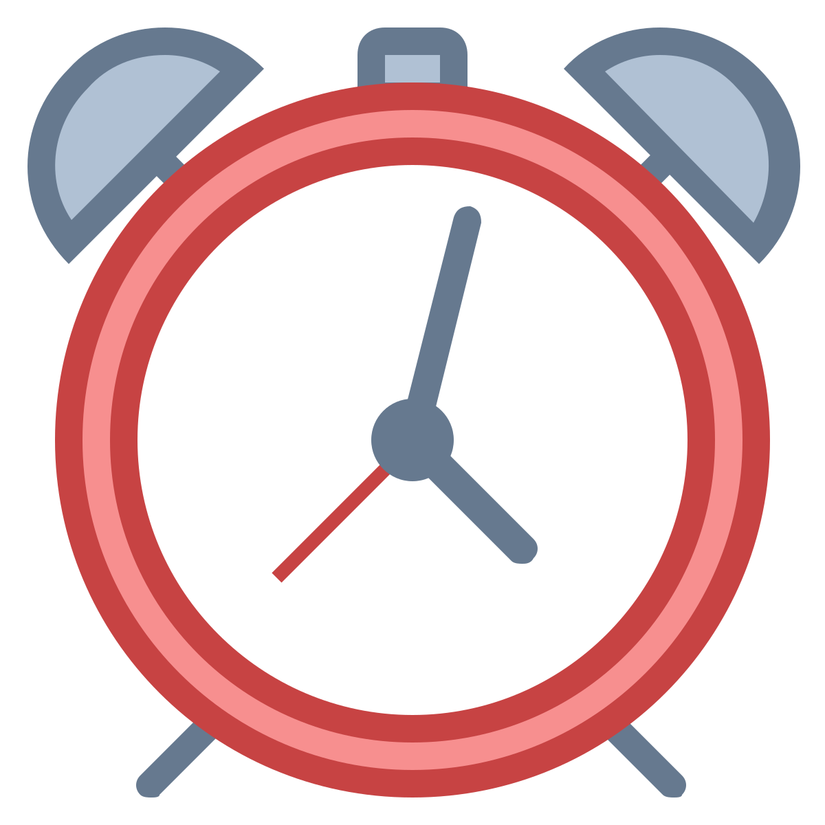 office s style alarm clock icon