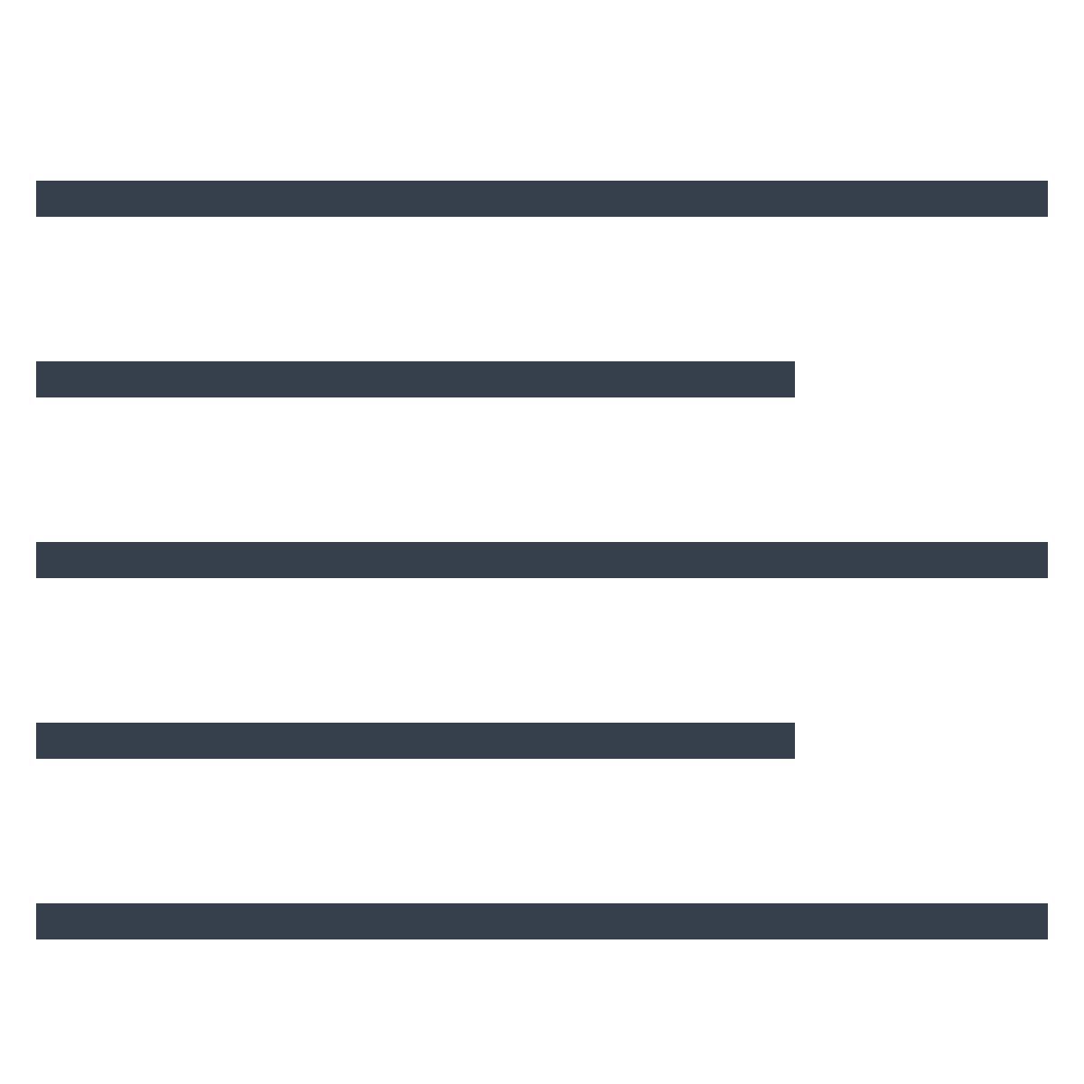 office s style alineación a la izquierda icon