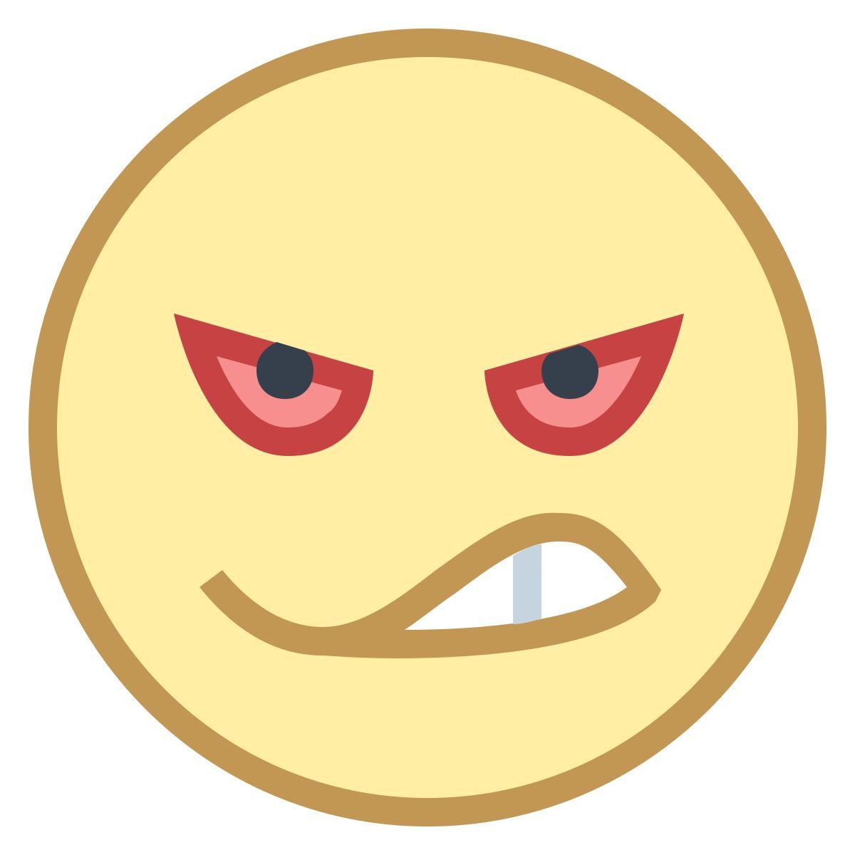 office s style wütend icon