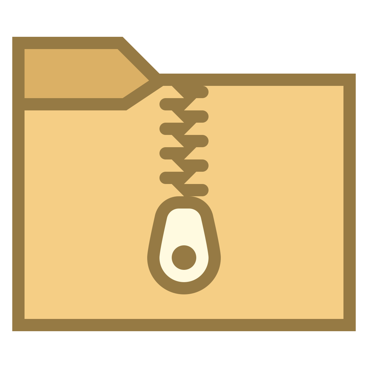 office s style archive folder icon