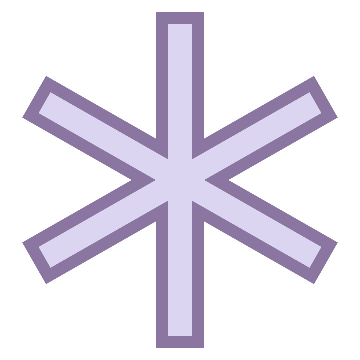 office s style asterisk icon