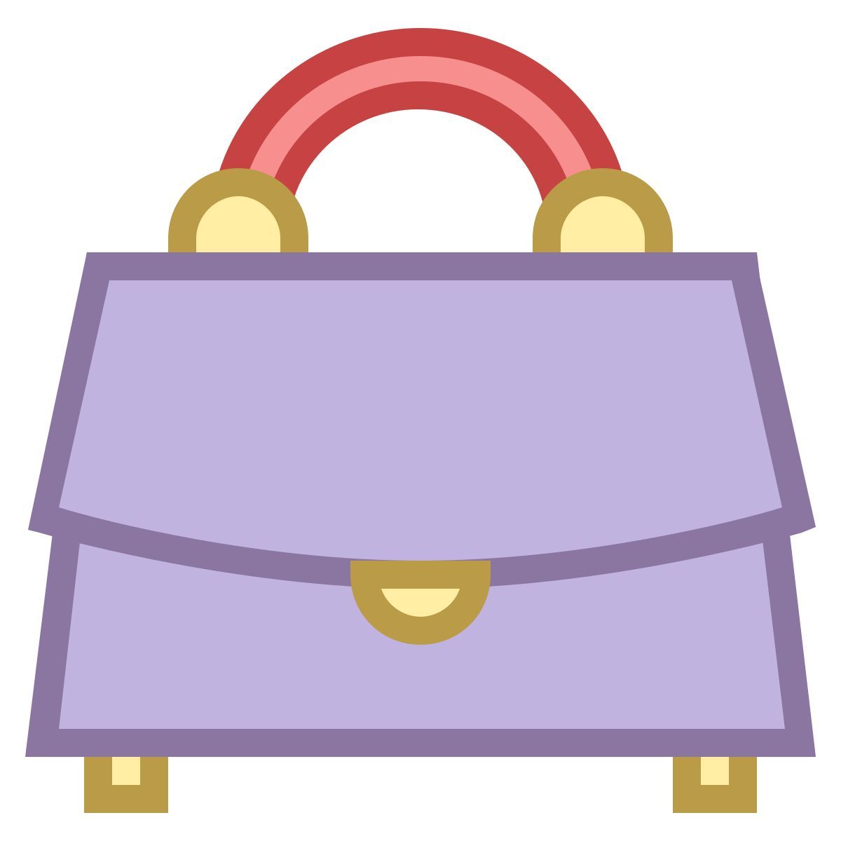 office s style tasche vorderansicht icon