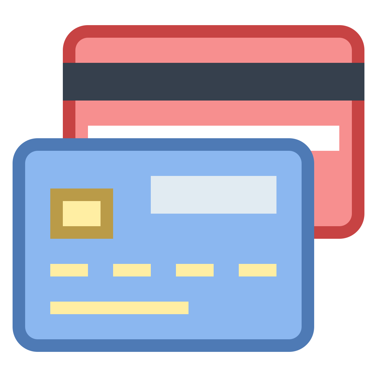 office s style bank cards icon