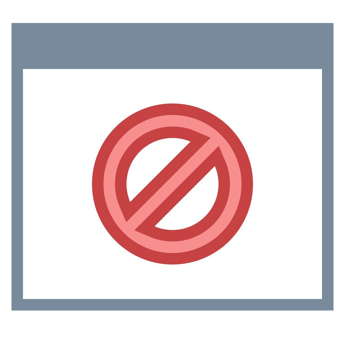 office s style no access icon