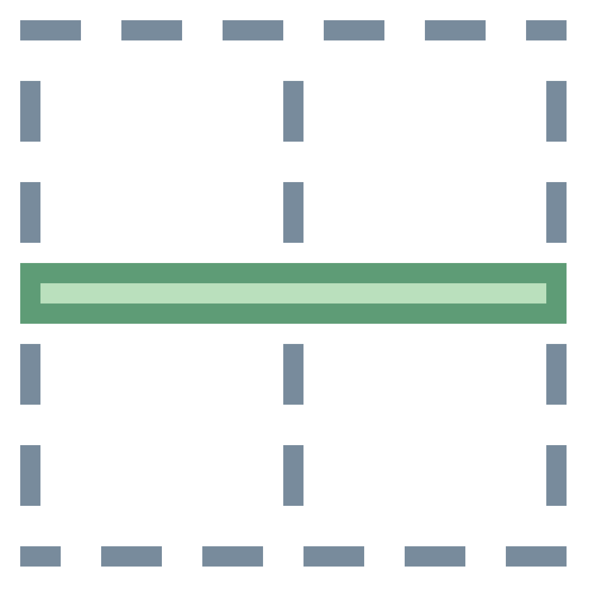office s style border horizontal icon