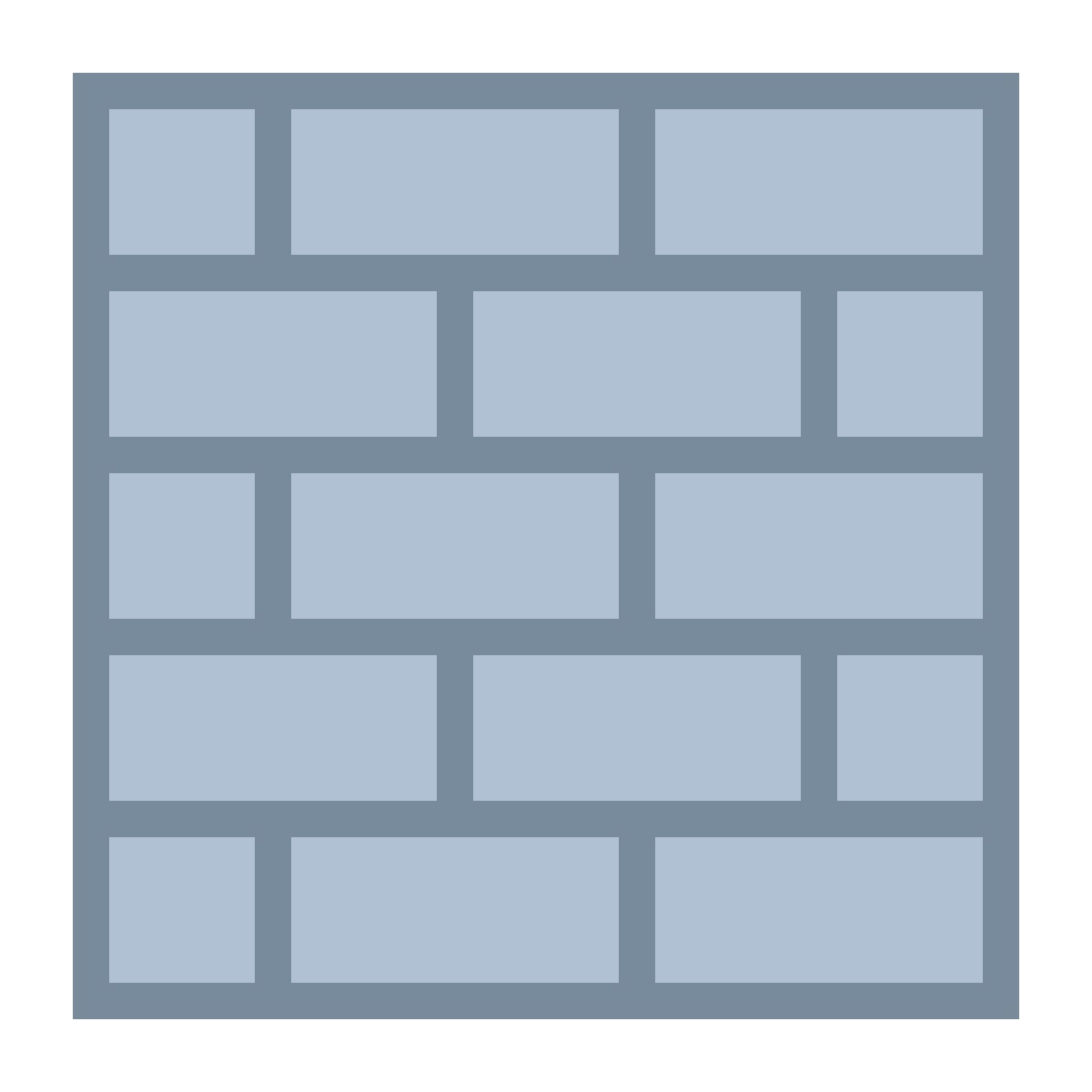 office s style brick wall icon