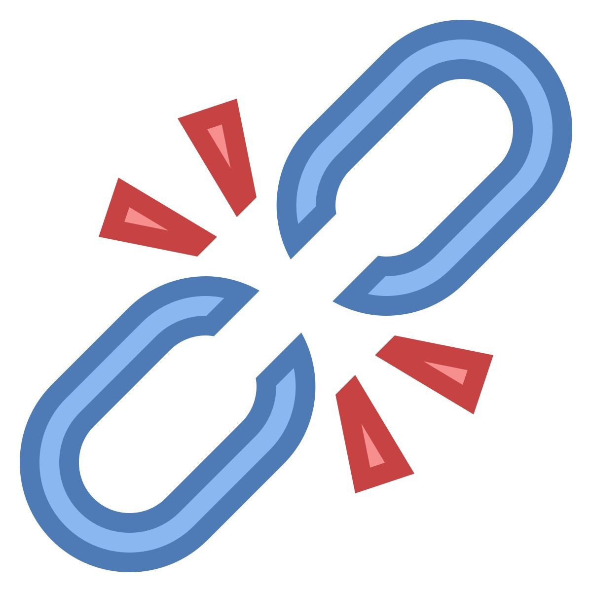 office s style broken link icon