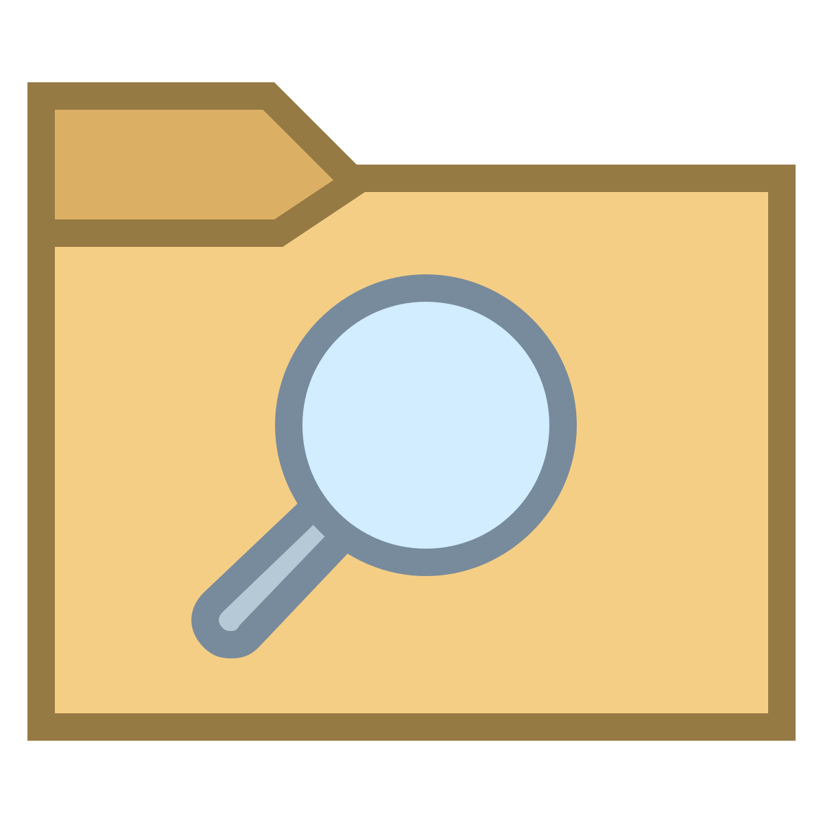 office s style browse folder icon