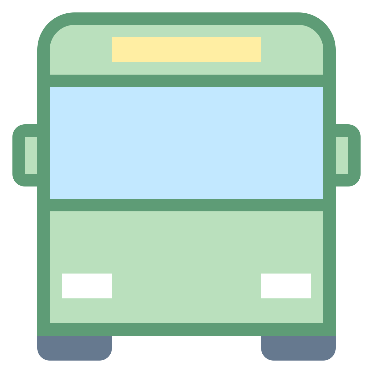 office s style bus icon