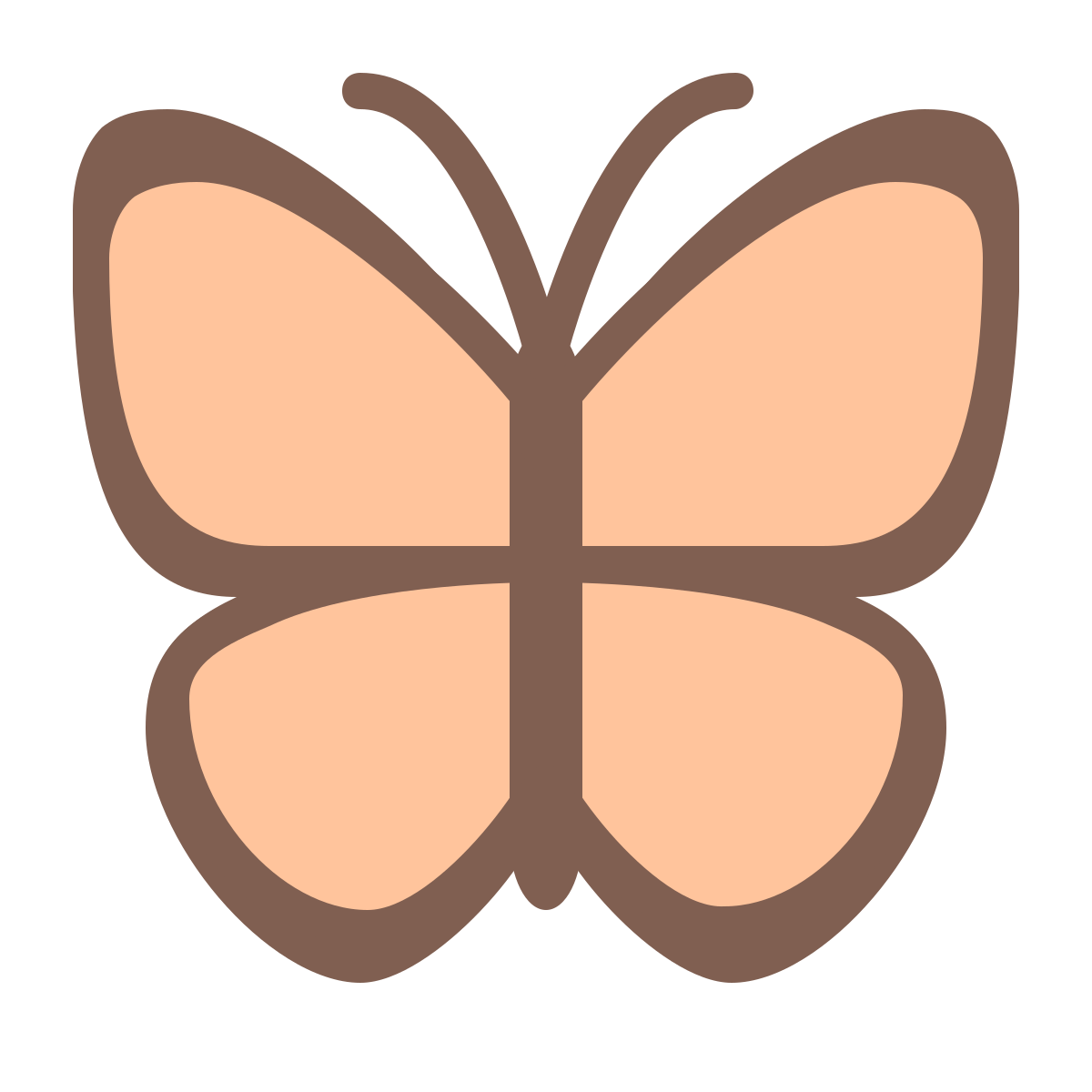 office s style butterfly icon