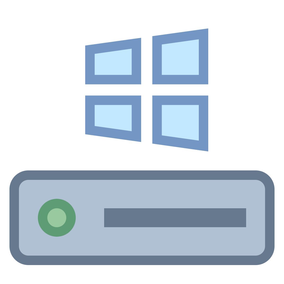 office s style unità c icon