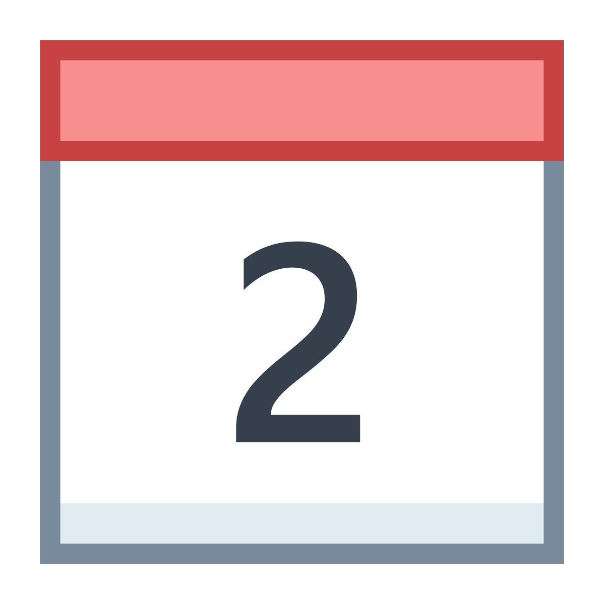 office s style calendar 2 icon
