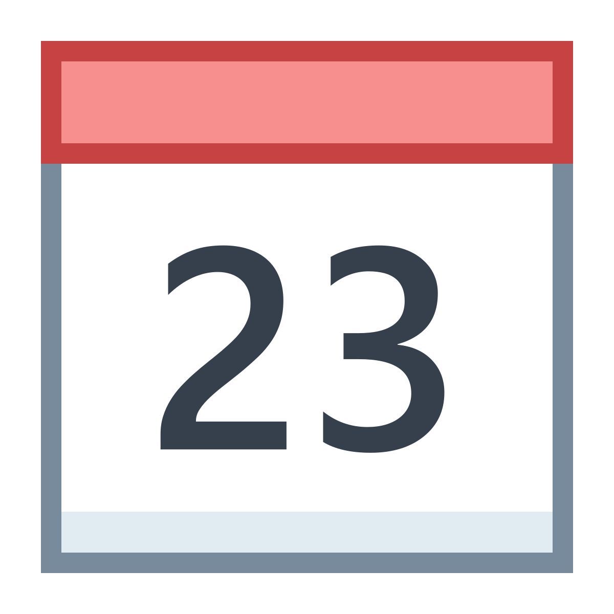 office s style calendar 23 icon