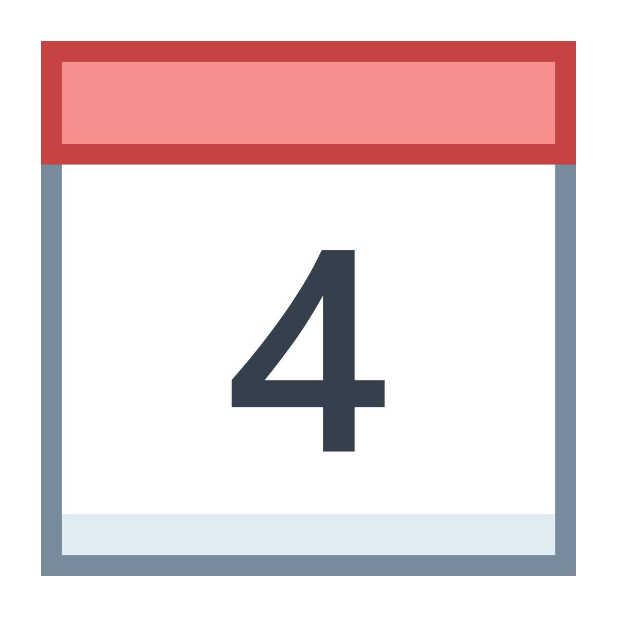 office s style calendar 4 icon