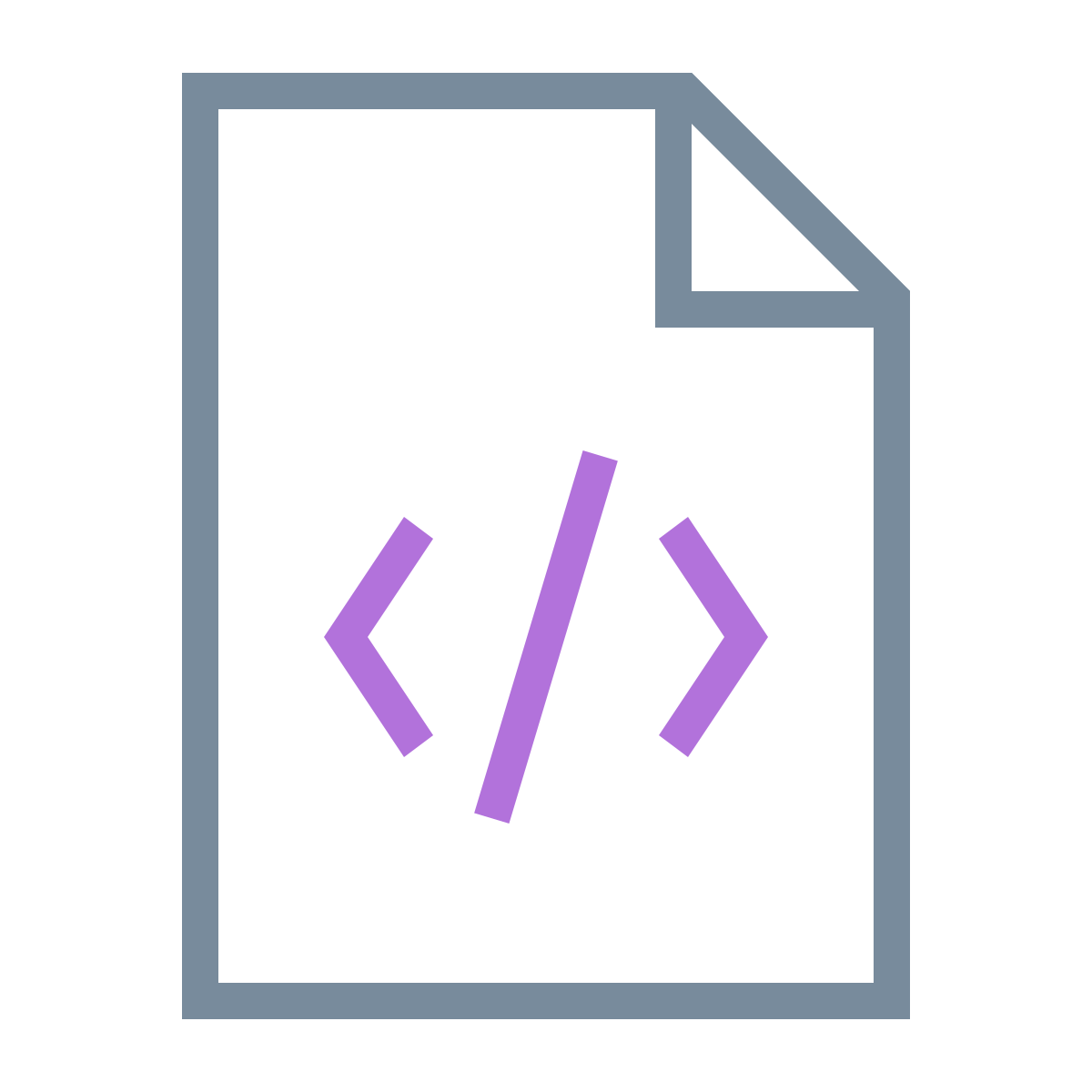 office s style code file icon