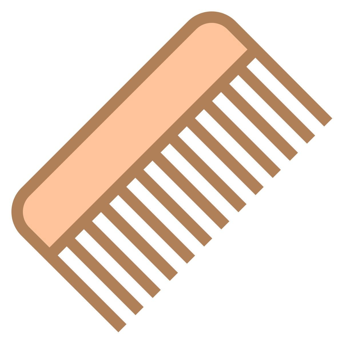 office s style comb icon