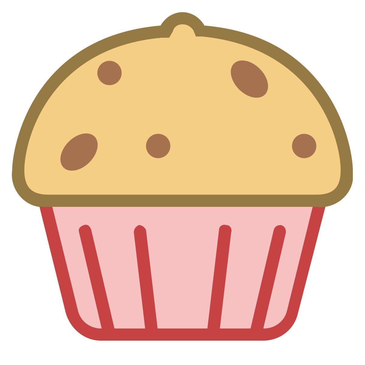 office s style cupcake icon
