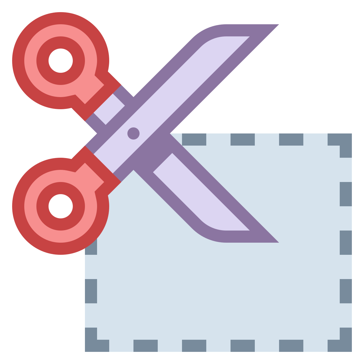 office s style cutting coupon icon