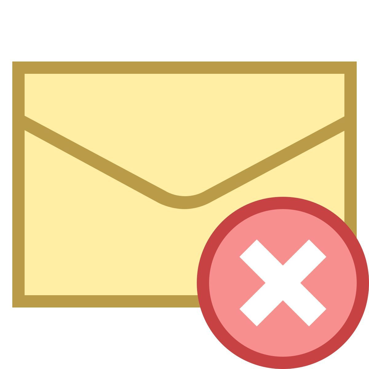 office s style mensaje borrado icon