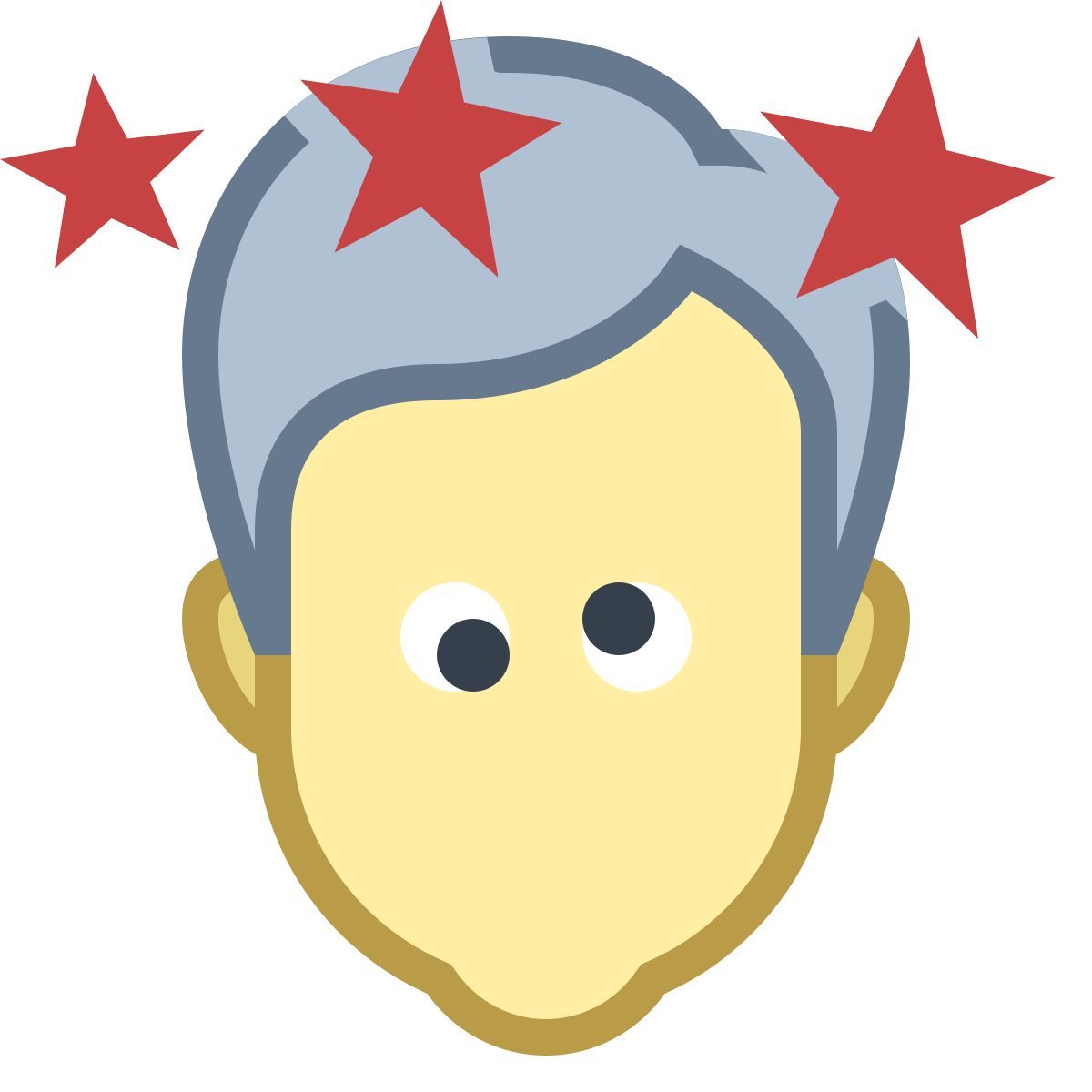 office s style dizzy person icon