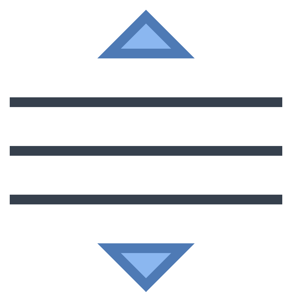 office s style drag reorder icon
