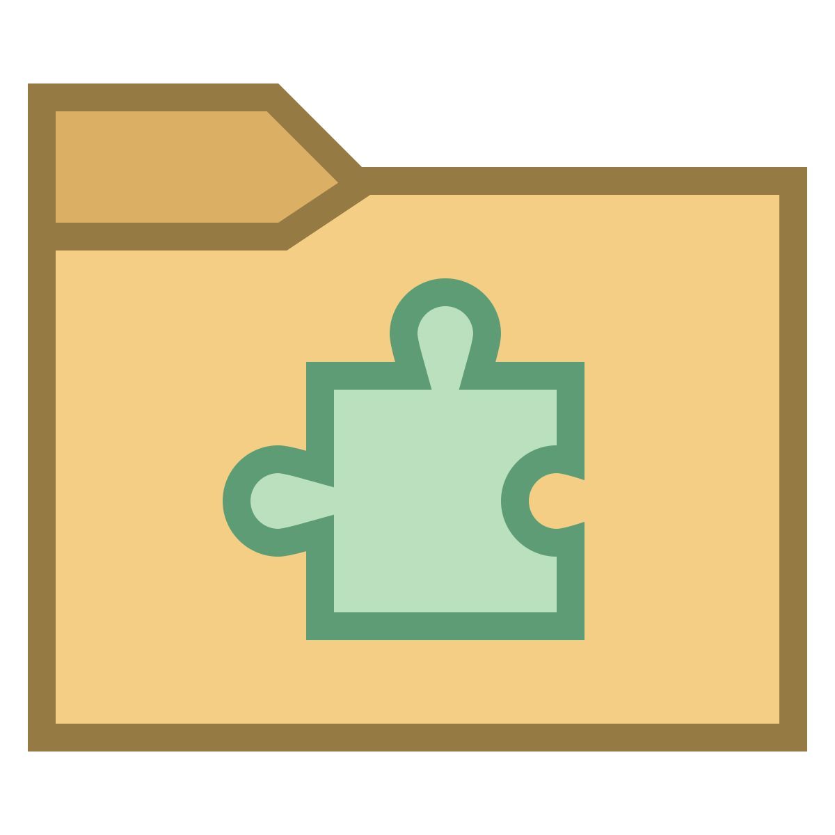office s style extensions folder icon